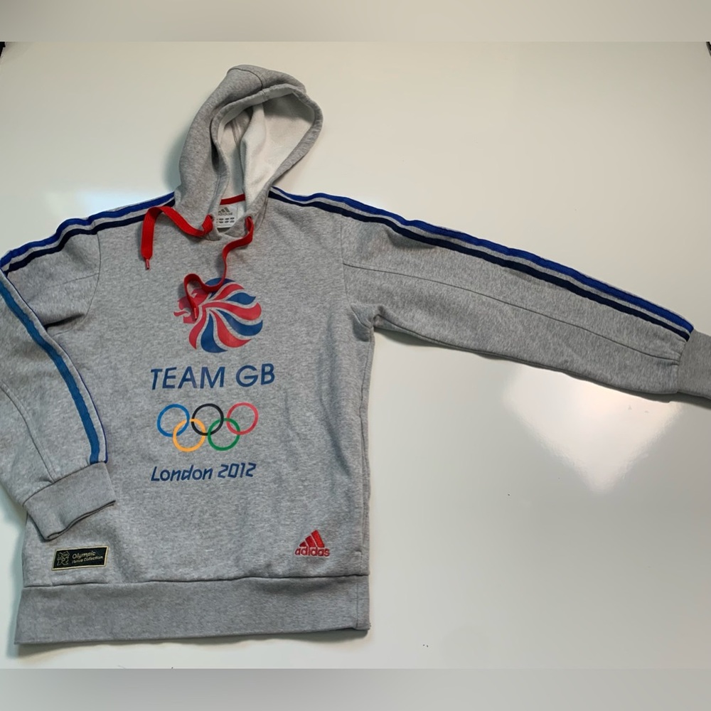 Official Olympic Product Collection Games London 2012 Grey‎ Hoodie XS